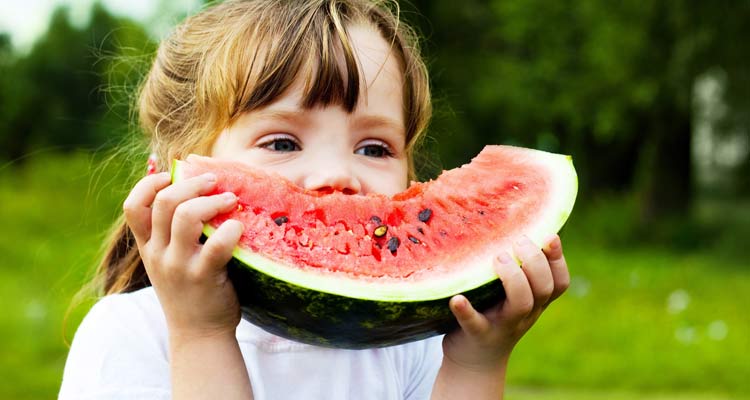 Calorias da melancia - Criança