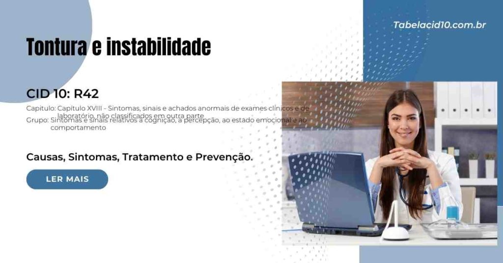 R42 - Tontura e instabilidade