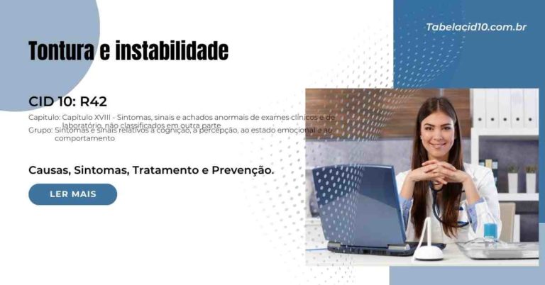CID R42 - Tontura e instabilidade