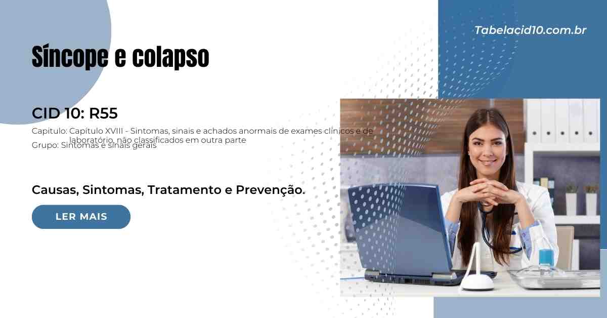 R55 – Síncope e colapso